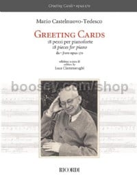 Greeting Cards - 18 pezzi per pianoforte